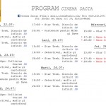 cinema dacia program