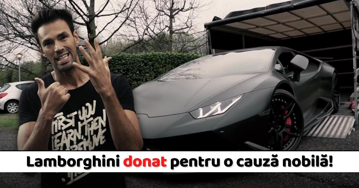 După ce era să-și piardă tatăl în Spital la Piatra-Neamț, un tânăr și-a  donat Lamborghini-ul Huracan